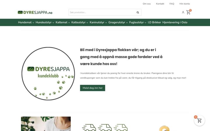 Captura de pantalla de dyresjappa.no