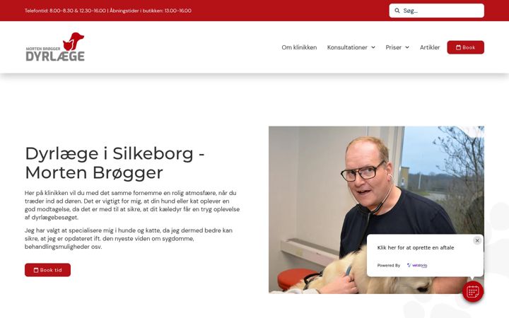 Skjámynd af dyresundhed.dk