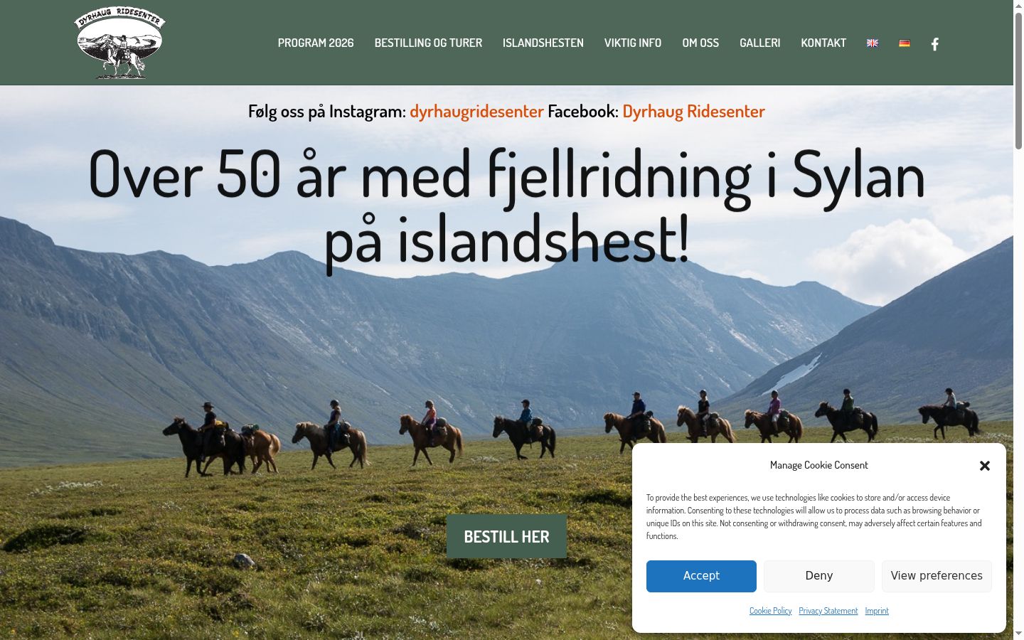 Kuvakaappaus suostumusbannerista, joka näytettiin ennen mitään vuorovaikutusta