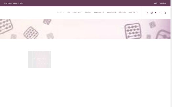 Screenshot of dyscalculine.com