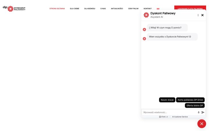 Screenshot von dyskontpaliwowy.pl