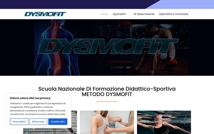 Skærmbillede af dysmofit.it