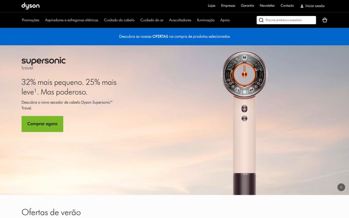 Screenshot of dyson.pt