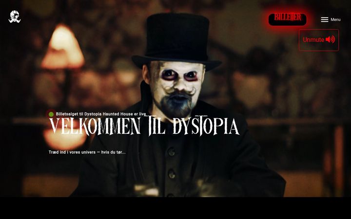 Ekraanipilt saidist dystopia.dk