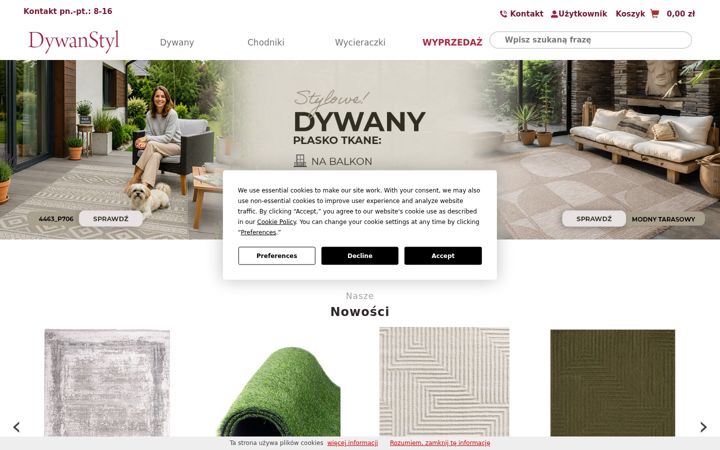 Screenshot von dywanstyl.pl