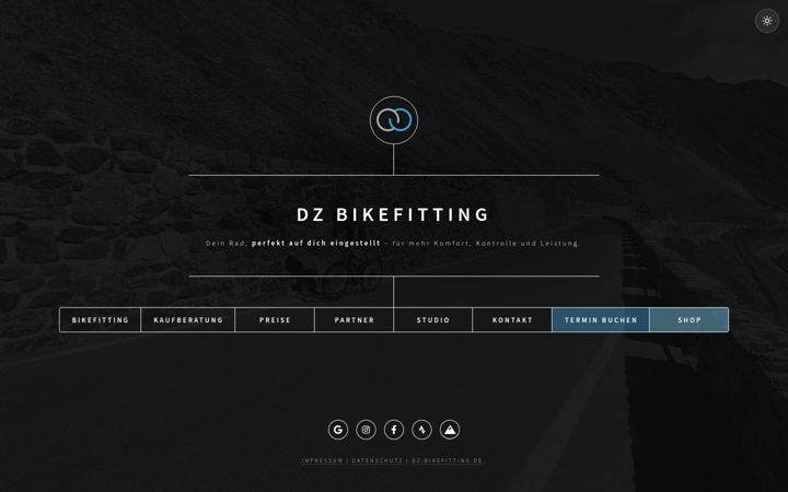 Snimka zaslona za dz-bikefitting.de