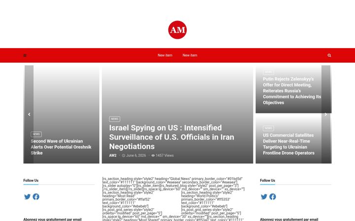 Screenshot of dz-intelligence.com