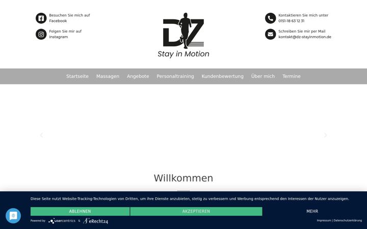 Screenshot of dz-stayinmotion.de
