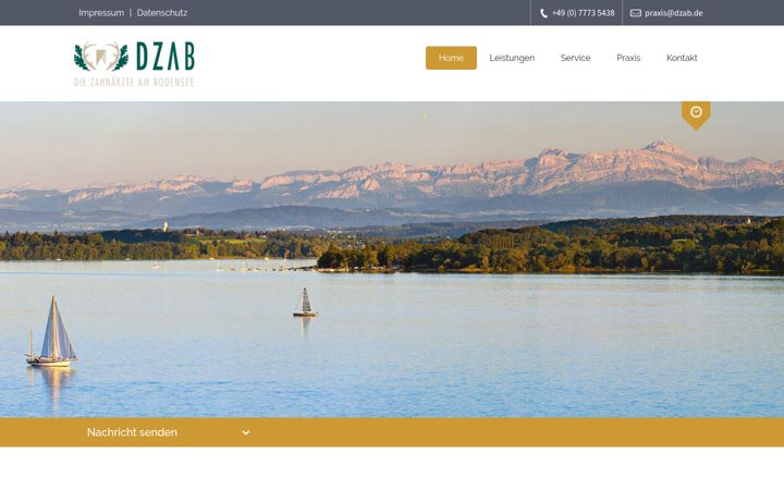 Screenshot of dzab.de