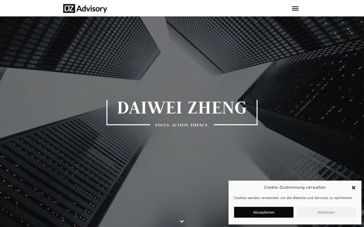 Screenshot of dzadvisory.de