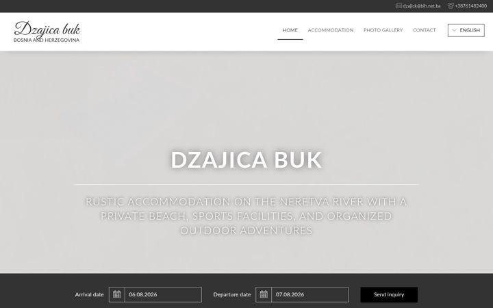Screenshot of dzajicabuk.com