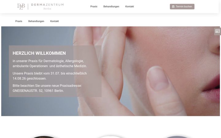 Snimka zaslona za dzb-berlin.de