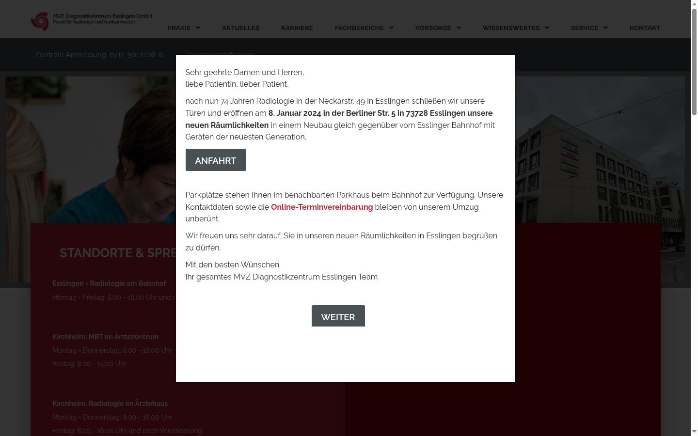 Screenshot van de toestemmingsbanner zoals getoond vóór enige interactie