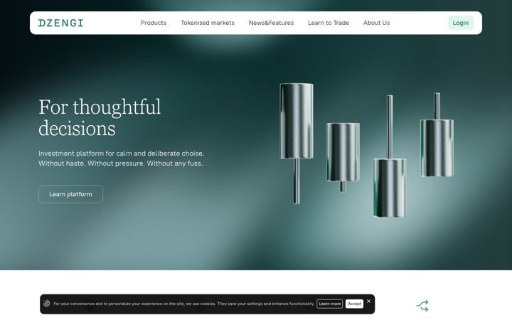 Screenshot of dzengi.com