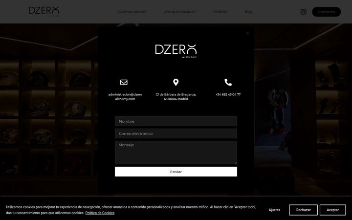 Screenshot of dzeroalchemy.com