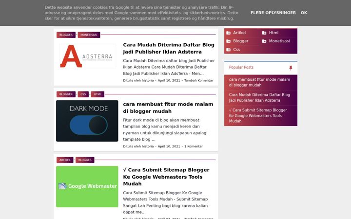 Screenshot ta' dzgnhtml.eu.org
