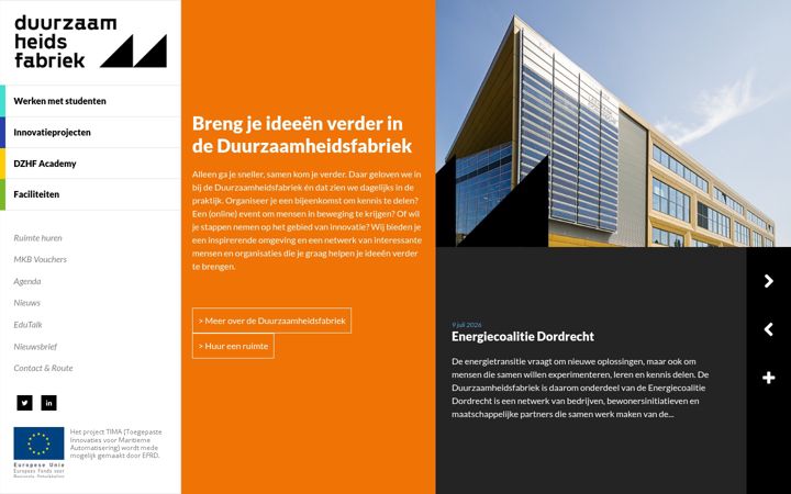 Screenshot di dzhfacademy-cursus.nl