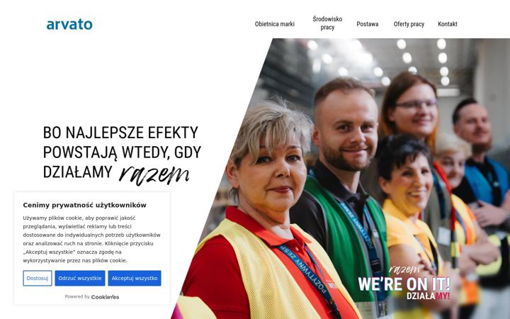 Screenshot von dzialamy.pl