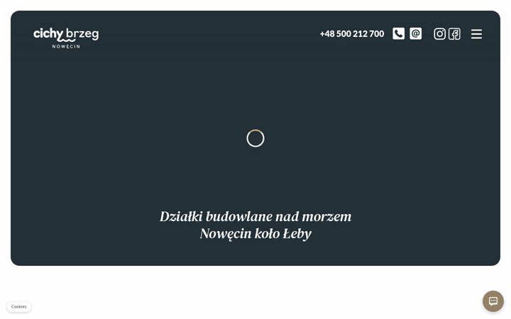 Screenshot von dzialki-leba.pl