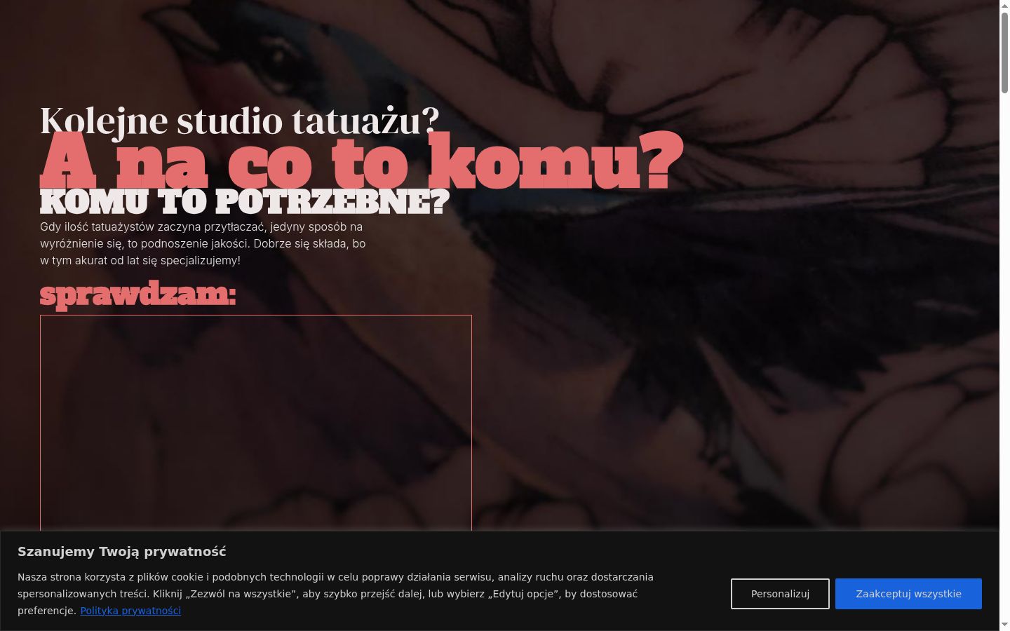 Snímek obrazovky baneru souhlasu zobrazeného před jakoukoli interakcí
