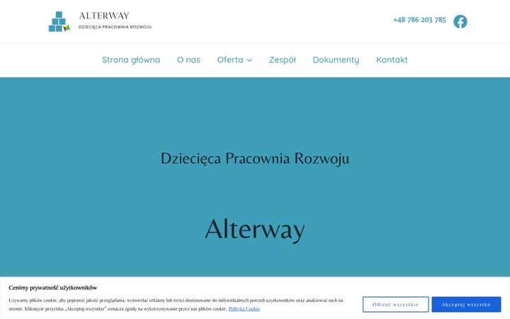 Snímek obrazovky dzieciecapracownia.pl