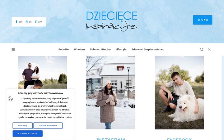 Screenshot di dziecieceinspiracje.pl