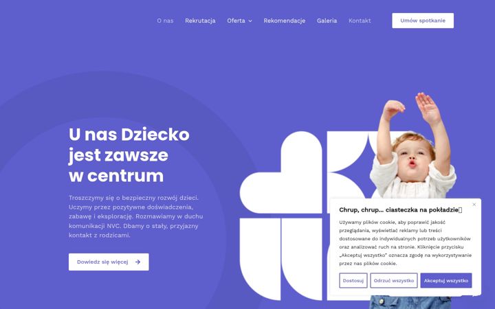 Screenshot di dzieckowcentrum.com.pl