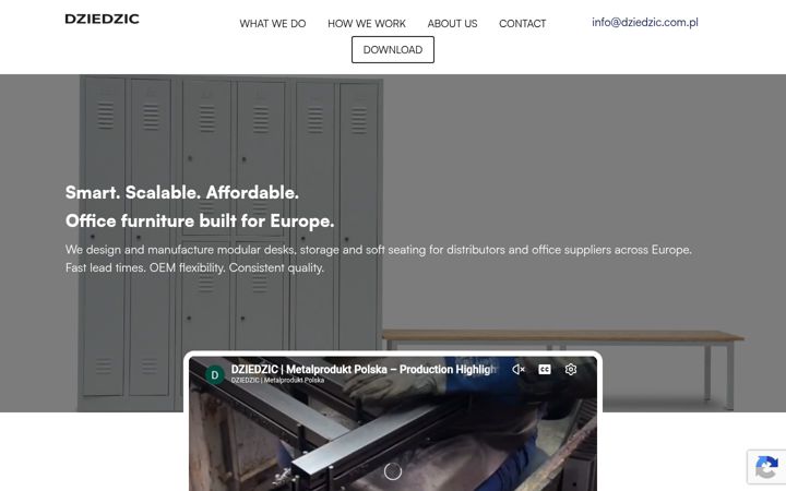Screenshot di dziedzic.com.pl