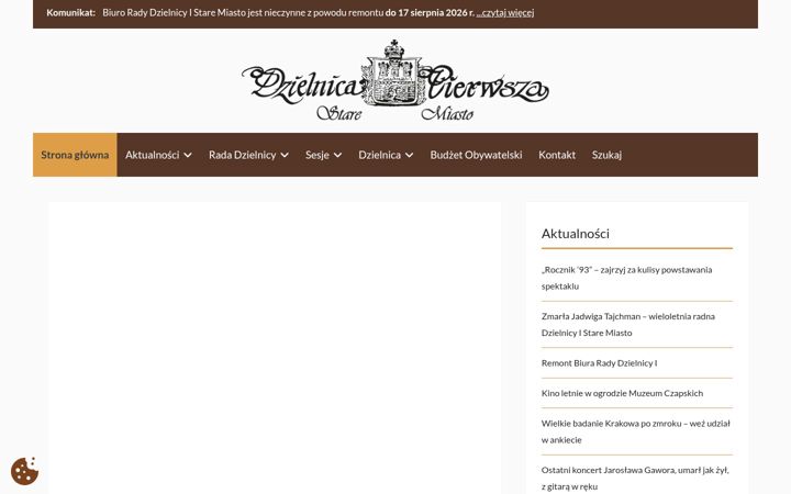 Screenshot von dzielnica1.krakow.pl