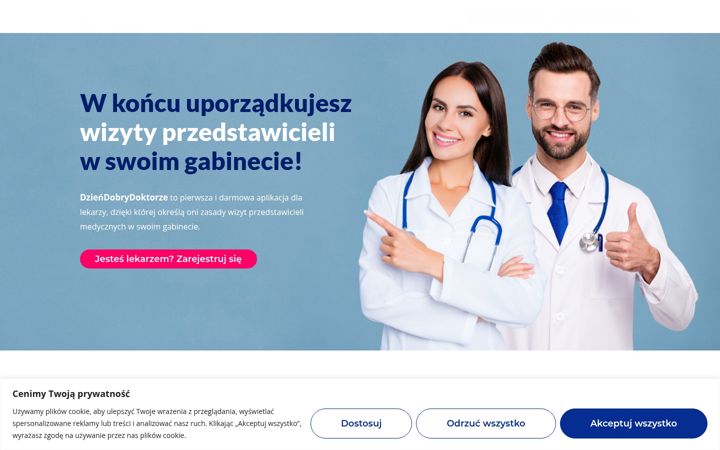 Screenshot di dziendobrydoktorze.pl