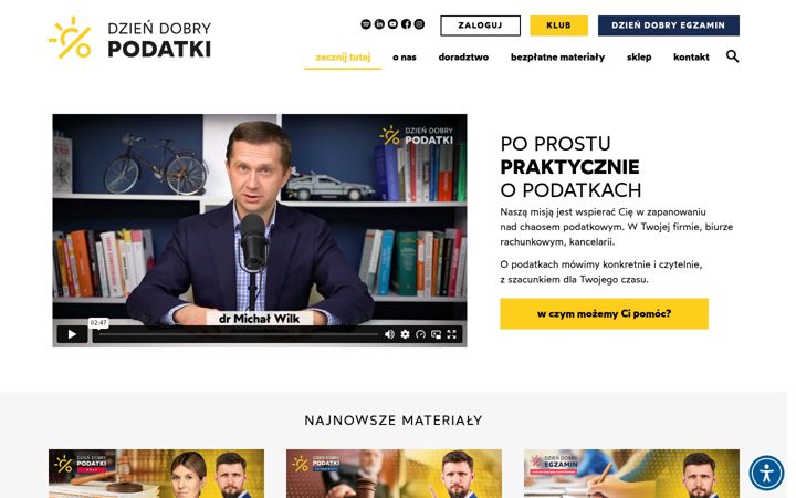 Screenshot di dziendobrypodatki.pl