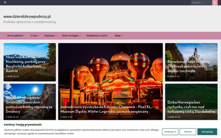 Screenshot di dziendobrywpodrozy.pl