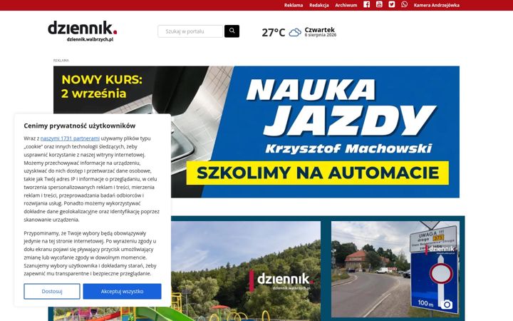 Screenshot di dziennik.walbrzych.pl
