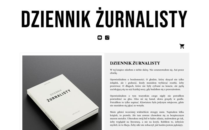 Captura de ecrã de dziennikzurnalisty.pl