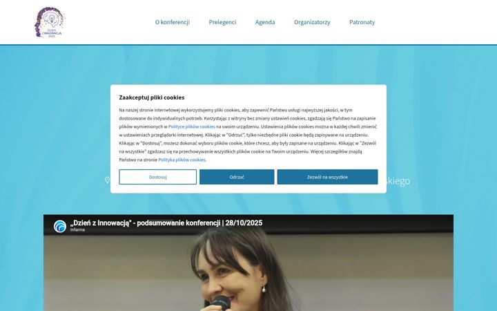 Captura de ecrã de dzienzinnowacja.pl
