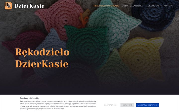 Captura de ecrã de dzierkasie.pl