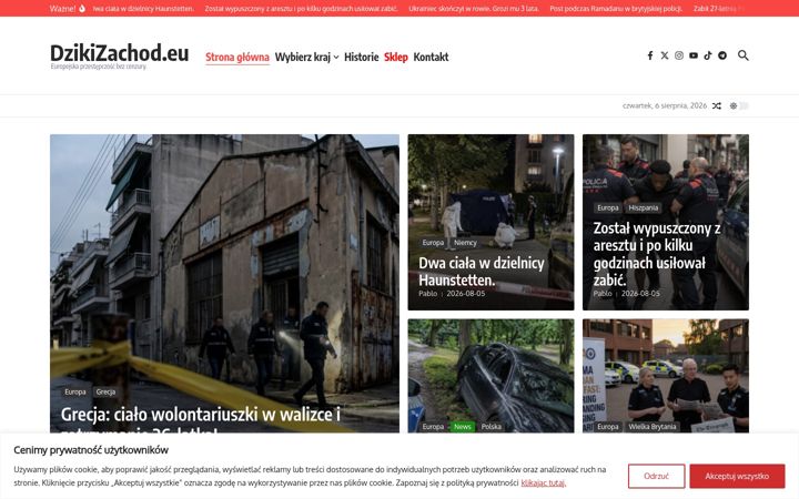 Screenshot of dzikizachod.eu