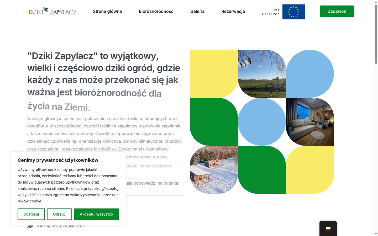 Screenshot tal-banner tal-kunsens muri qabel kwalunkwe interazzjoni