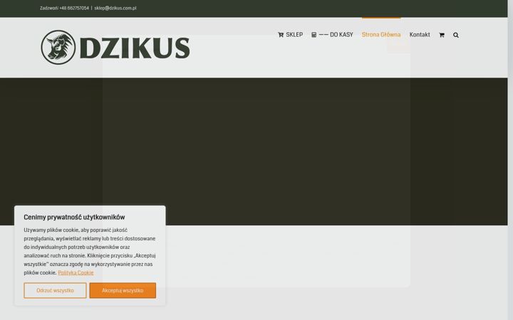 Captura de ecrã de dzikus.com.pl