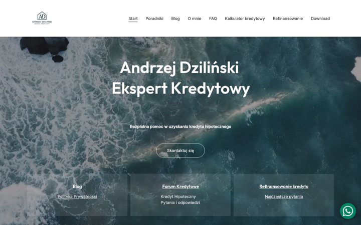 Screenshot of dzilinski-kredyty.pl