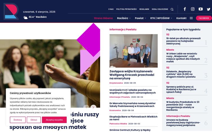 Captura de ecrã de dzisiajwraciborzu.pl