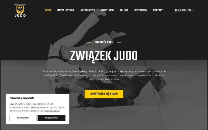 Captura de ecrã de dzjudo.com.pl