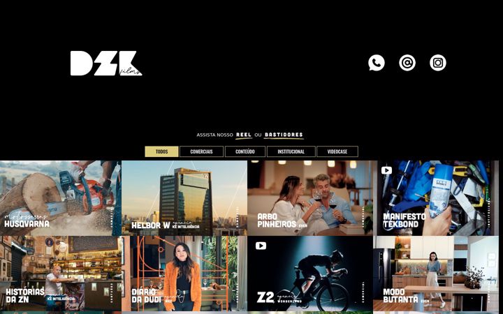Screenshot stránky dzk.com.br
