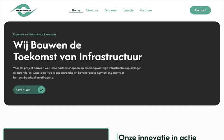 Screenshot di dzmdata.nl