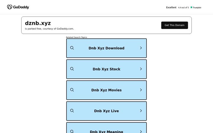 Screenshot von dznb.xyz
