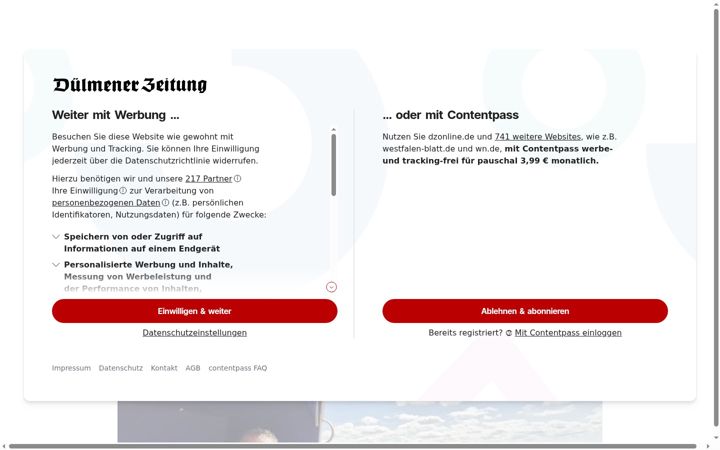 Screenshot of dzonline.de