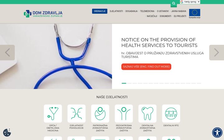 Screenshot of dzvz.hr