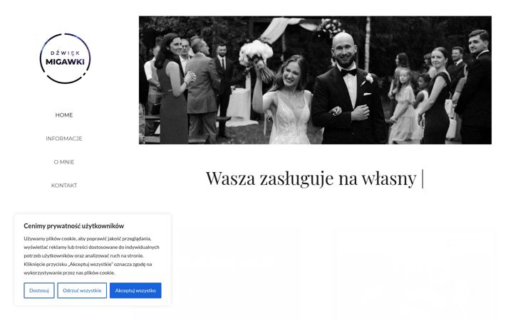 Captura de ecrã de dzwiekmigawki.pl