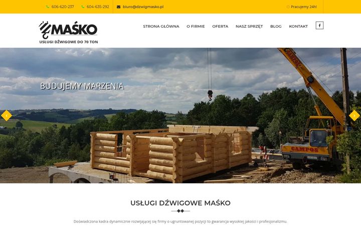 Screenshot of dzwigmasko.pl