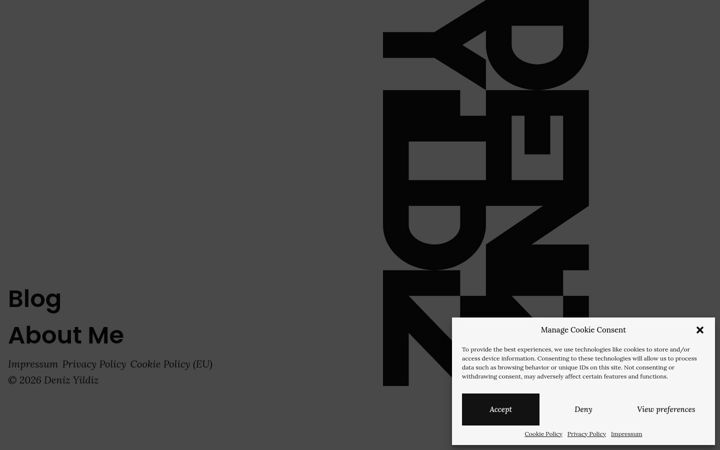 Screenshot of dzyz.art